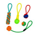 Pet Knot Chewing Toy Combination Set, 5pcs /Set Polypropylene Model 435