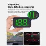M2 Universal Cars HUD Head-up Display GPS HD Speedometer, MPH - Imagen 7