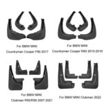 Car Tire Soft Rubber Mudguard For BMW, MINI Clubman R55/R56 2007-2021 - Imagen 2