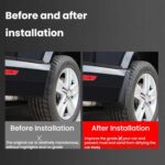 Car Tire Soft Rubber Mudguard For BMW, MINI Countryman Cooper R60 2010-2016 - Imagen 4