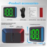 X1 Smart HUD Head-up Display Car GPS Speed Display HD Head-up Display, KM/H - Imagen 3