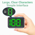X1 Smart HUD Head-up Display Car GPS Speed Display HD Head-up Display, KM/H - Imagen 4