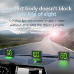 X1 Smart HUD Head-up Display Car GPS Speed Display HD Head-up Display, MPH - Imagen 5