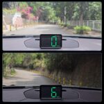 X1 Smart HUD Head-up Display Car GPS Speed Display HD Head-up Display, MPH - Imagen 9