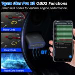 Vgate 3m bps Bluetooth Wireless Wake-up Diagnostic Instrument, Bluetooth 5.3 - Imagen 4