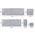 SUITU ST-9009 Double-Sided Fleece Thickened Water Absorbent Quick Drying Car Wash Towel, 30 x 60cm - Imagen 3