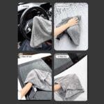 SUITU ST-9009 Double-Sided Fleece Thickened Water Absorbent Quick Drying Car Wash Towel, 50 x 50cm - Imagen 8