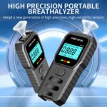 LCD Screen High-Precision Air-Blowing Dual-Purpose Alcohol Tester, 503B - Imagen 4