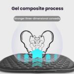 Car Office Gel Cooling Breathable Chair Cushions, 37.5x38x1cm - Imagen 4