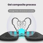 Car Gel Cooling Breathable Chair Cushion, 33.5x44x1cm - Imagen 4