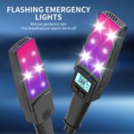 HD Digital Display Blow-type Alcohol Tester with Flashing Emergency Light, 803 - Imagen 4
