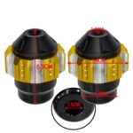 1pair QCB-011 Universal Aluminum Alloy Anti-Fall Front Fork Cup Motorcycle Wheel Protection Ball - Imagen 3