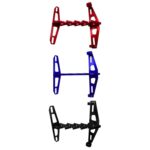 Cpj-006 Universal Aluminum Alloy Fishbone License Plate Frame License Plate Drag - Imagen 2
