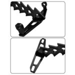 Cpj-006 Universal Aluminum Alloy Fishbone License Plate Frame License Plate Drag - Imagen 4