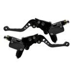 1pair Universal Aluminum Alloy Left and Right Hydraulic Clutch Motorcycle Brake Pump