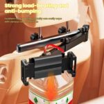 Telescopic Car Rear Pillow Phone Tablet Holder 2-section Folding Headrest Bracket, 2-Section Upgrade - Imagen 4