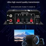 Car Home Stereo Mini Amplifier, AK270 With DC Line - Imagen 5