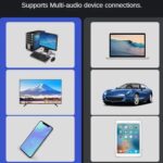 Car Home Stereo Mini Amplifier, AK270 With DC Line - Imagen 8