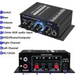 Car Home Stereo Mini Amplifier, AK270 With DC Line - Imagen 9
