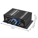 Car Home Stereo Mini Amplifier, AK270 With DC Line - Imagen 10