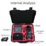 For DJI Mavic 4 Pro Creator Combo RC Pro 2 Explosion-Proof Case Storage Box Suitcase With Shoulder Strap - Imagen 4