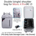 For DJI Mavic 4 Pro / RC 2 Backpack Shoulder Bag EVA Carrying Case, Backpack - Imagen 2