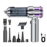 SUITU ST-6691Plus Car Cordless Powerful Brushless Vacuum Cleaner, ST-6691Plus (Silver Purple)