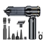 SUITU ST-6691Plus Car Cordless Powerful Brushless Vacuum Cleaner, ST-6691Plus (Black Gold)