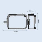 Metal Rabbit Cage Camera Frame Accessories, For Insta360 Ace Pro HEPAIL AC-26 - Imagen 12