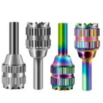 For DJI Mavic 4 Pro / RC Pro 2 Remote Controller Joystick Stainless Steel Thumb Rocker, Silver+Colorful