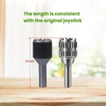 For DJI Mavic 4 Pro / RC Pro 2 Remote Controller Joystick Stainless Steel Thumb Rocker, Silver+Colorful - Imagen 5