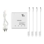 For DJI Neo Drone YX 4-port Battery Charger Charging Hub, AU Plug