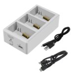 YX 3-Way Battery Charger For DJI Mini 4 Pro/Mini 3/Mini 3 Pro Charging Hub, Without Pulg