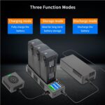 For DJI Mavic 3 Pro / Mavic 3 YX Battery Charger Discharger Hub 3-in-1 Smart Charging Station With Color Screen, EU Plug - Imagen 3