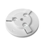 5pcs /Pack 54mm Round Base Mount Bracket for EZVIZ Security Cameras, White - Imagen 2