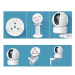 5pcs /Pack 54mm Round Base Mount Bracket for EZVIZ Security Cameras, White - Imagen 4