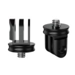 Three-Slot Adapter Camera Cage 360-Degree Rotating Connector Tripod 1/4 Inch Adapter, TFSM063