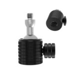 Female To 1/4 Male Universal Mini Ball Head Adapter Mount Aluminium Alloy Mobile Phone Camera Tripod Accessories, Q2 3/8