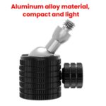 Female To 1/4 Male Universal Mini Ball Head Adapter Mount Aluminium Alloy Mobile Phone Camera Tripod Accessories, Q3 M4 - Imagen 3