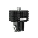 Action Camera Quick Release Adapter Tripod Accessories, TFSM104 1/4 Male To 3-page Card Slot