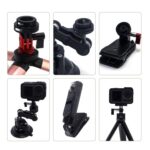 Action Camera Quick Release Adapter Tripod Accessories, TFSM104 1/4 Male To 3-page Card Slot - Imagen 7