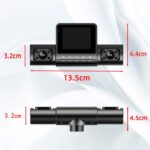 High-Definition 1080P Infrared Night Cision Parking Monitoring Driving Recorder, 3 Lenses - Imagen 2