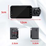 1080P HD Infrared Night Vision XWIFI Interconnected Driving Recorder, Two-recording - Imagen 3