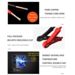 12V/24V Car Battery Charger Intelligent Pulse Lead-acid Battery Repair, UK Plug - Imagen 5