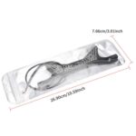 Motorcycle License Plate Screw Light Universal Decorative Accessory Headlight for Customization, Cat Eye Light White Yellow Flashing - Imagen 8