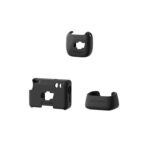 For DJI Mic Mini aMagisn MP01 Silicone Protective Case, 3 In 1 Black