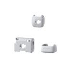 For DJI Mic Mini aMagisn MP01 Silicone Protective Case, 3 In 1 Gray