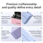 For DJI Mic Mini aMagisn MP01 Silicone Protective Case, 3 In 1 Gray - Imagen 5