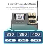 GVM H3 Smart 3 In 1 Electric Welding Station Mainboard Soldering Iron Smartphone Repair Smart Constant Temperature Soldering Iron, EU Plug - Imagen 4