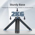 Flymile Extendable Mini Tripod With 1/4-Inch Screw For Action Cameras, Nut Adapter Set - Imagen 5